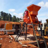 PLD800 Concrete Batcher with JS500 Twin Shaft Mixer